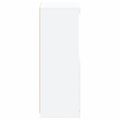 vidaXL Komoda s LED svetlami biela 41x37x100 cm