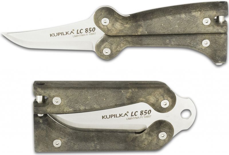 Kupilka KLC850 LC 850 vreckový nôž 8,5 cm, hnedá, kompozit Kareline
