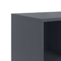 vidaXL Komoda antracitová 100,5x39x72 cm oceľ