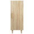 vidaXL Komoda dub sonoma 34,5x34x90 cm spracované drevo