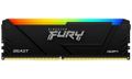 Kingston FURY Beast/DDR4/32GB/3200MHz/CL16/4x8GB/RGB/Black Operacní pamet, DDR4, 32GB (4× 8GB kit), 3200MHz, DIMM, CL16, XMP, RGB podsvícení, cerná