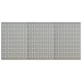 vidaXL Nástenné závesné panely na náradie 3 ks 40x58 cm oceľové