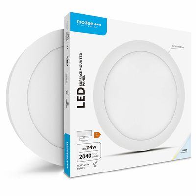 Modee LED Panel okrúhly - montovateľný 24W studená biela 2040 lm, A-series (ML-LPR6000K24WA)
