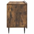vidaXL TV skrinka 99 x 34,5 x 52 cm Dymový dub Kompozitné drevo