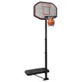 vidaXL Basketbalový stojan čierny 258-363 cm polyetén