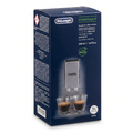 Detail krabice odvápňovača DeLonghi EcoDecalk s logom a ikonou 5 odvápňovacích dávok