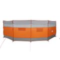 vidaXL Kempingový vetrolam sivo-oranžový 510x153 cm vodeodolný
