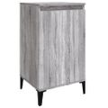 vidaXL Nočné stolíky 2 ks sivé sonoma 40x35x70 cm spracované drevo