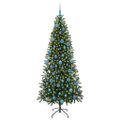 vidaXL Umelý vianočný stromček Zelená 180 cm PE a PVC