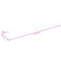 vidaXL Stolová doska 220x50x(2-4) cm neošetrený masív živé hrany
