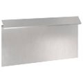 vidaXL Slimáková ohrada 50 x 3,5 x 25 cm Nehrdzavejúca oceľ Strieborná