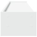 vidaXL Stojan na monitor biely 100x24x16 cm kompozitné drevo