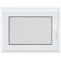 vidaXL Otočné a sklopné okno do suterénu RISOR 80 x 70 cm PVC a sklo