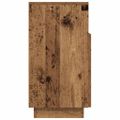 vidaXL Nočné skrinky 2 ks s 2 zásuvkami staré drevo 36x36x68 cm