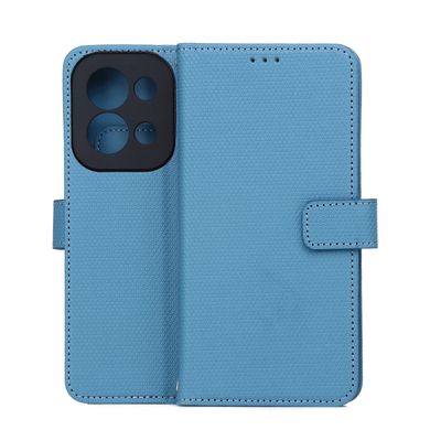 Inteligentné trojuholníkové puzdro pre Xiaomi Redmi 15C 4G EU / 15C 5G EU (173.16 x 81.06 x 8.2 mm) modrá