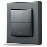 Homematic IP  Kryt kolébkového vypínače - se symboly, antracit - HmIP-BRA-A