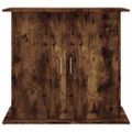 vidaXL Stojan na akvárium dymový dub 81x36x73 cm kompozitné drevo