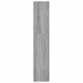 vidaXL Botník sivý dub sonoma 80x35,5x180 cm spracované drevo