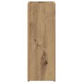 vidaXL Stojan na slnečník s úložiskom Remeselný dub 20 x 20 x 55,5 cm