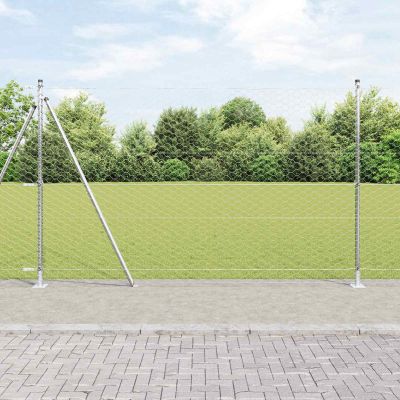 vidaXL Hexagonálne oplotenie s betónovým podstavcom 10 x 1,5 m