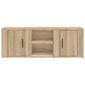 vidaXL TV skrinka dub sonoma 100x31,5x35 cm spracované drevo