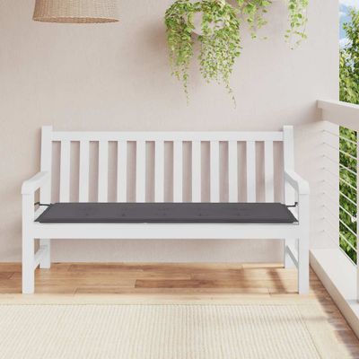 vidaXL Podložka na záhradnú lavičku 150x50x3 cm, oxfordská látka