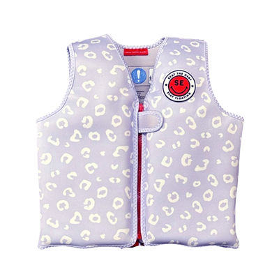 Plávacia vesta pre deti Leopard Lila 3–5 rokov