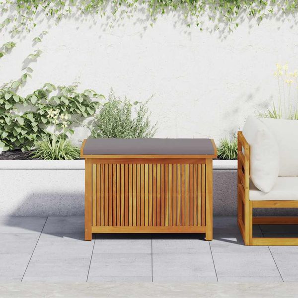 vidaXL Vonkajší box na vankúše 90x50x60,5 cm akáciový masív