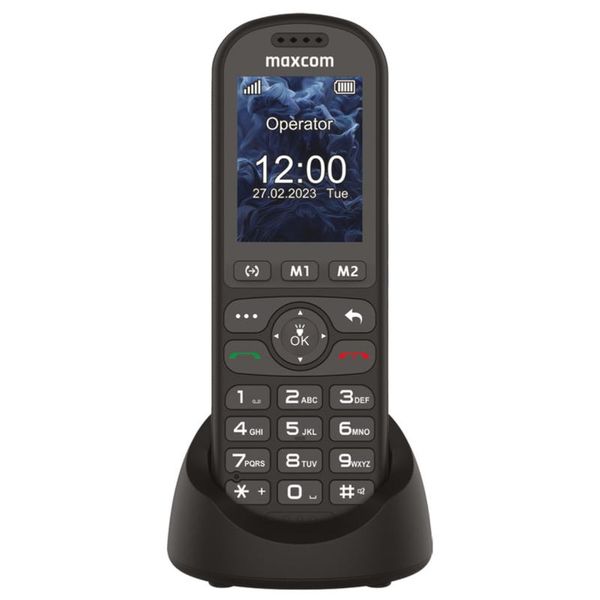 MAXCOM Telefón COMFORT MM39D SE, čierny