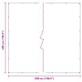 vidaXL Priehľadná plachta s okami 5x5 m PVC