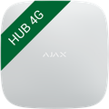 SET Ajax StarterKit 4G + SpaceControl - ZDARMA, biela