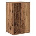 vidaXL Skrinka na gramofónové platne Staré drevo 38 x 33 x 61 cm