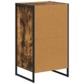 vidaXL Servírovacia skriňa Dymová dub 43 x 36 x 75,5 cm