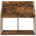 vidaXL Detský regál Dymová dub 72,5 x 29,5 x 69 cm Kompozitné drevo