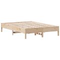 vidaXL Posteľ bez matraca 150x200 cm masívna borovica