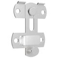 vidaXL Zámok dverí 423 ks Strieborná 70 x 8 mm Oceľ