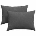 vidaXL Vankúše na pohovku 2 pcs Tmavo šedá 70 x 50 cm