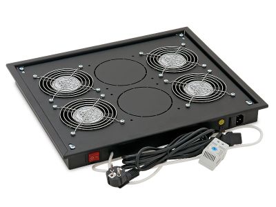 Vent. j. horný (spodný) 4x ventilátor 220V/92W Čierna