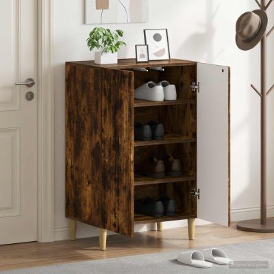 vidaXL Skriňa na topánky ARNHEM 59,5 x 39,5 x 90 cm Kompozitné drevo