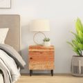 vidaXL Nočný stolík 40x33x46 cm akáciový masív
