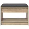 vidaXL Predsieňová lavica Sonoma dub 63 x 38 x 45 cm