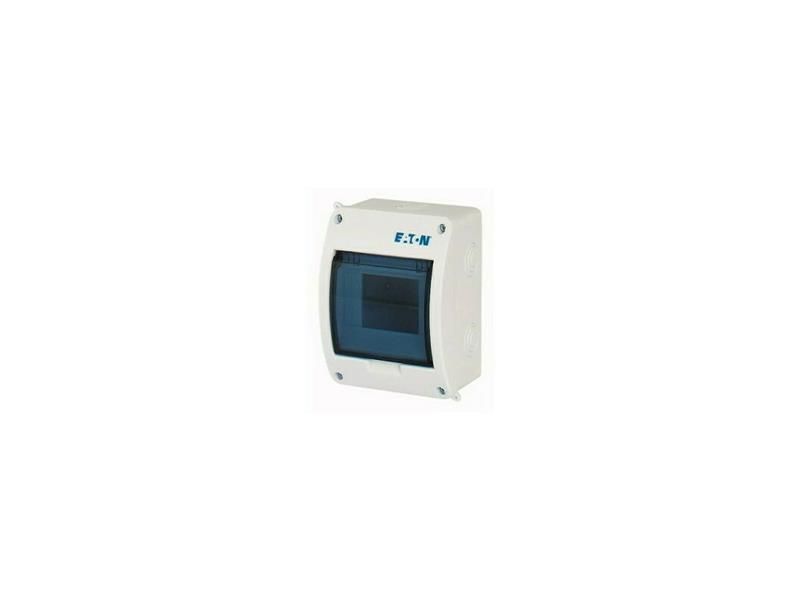 EATON 280345 BC-O-1/5-ECO nástenný rozvádzač, priehľadné plastové dvere, 1 rad, 5 modulov