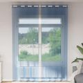vidaXL Voile Záclony s priechodkami 2 ks Royal Blue