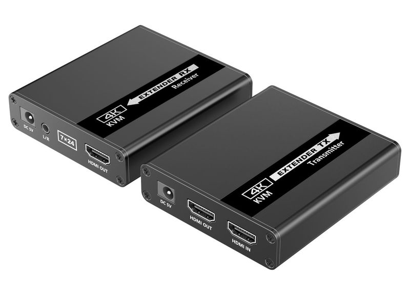 HDMI KVM Extender 4K a FULL HD 1080p na 70m, USB
