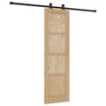 vidaXL Posuvné dvere ORKDAL 61 x 198,5 cm Borovicový masív Prírodná