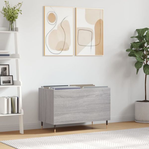 vidaXL Skrinka na platne sivá sonoma 74,5x38x48 cm kompozitné drevo