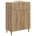 vidaXL Servírovacia skriňa Dub artisan 66 x 34,5 x 90 cm