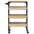 vidaXL Kuchynský vozík Sonoma dub 53 x 20 x 76 cm Kompozitné drevo