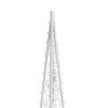 vidaXL Sada akrylových LED svetelných kužeľov modré 60/90/120cm