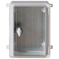 vidaXL Ovládacia skriňa Sivá 25 x 13 x 24 cm ABS plast